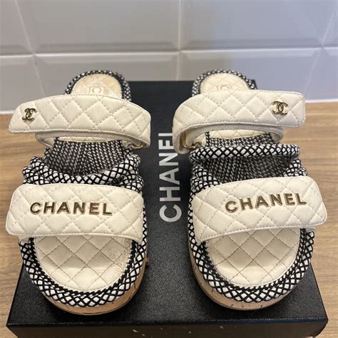 chanel スリッポン|chanel slides for sale.